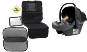 Beemoo Route i-Size Autostol Baby Inkl. Tilbehør, Mineral Grey