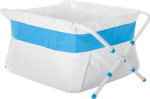 BiBaBad Flexi Sammenklappeligt Badekar 70–90 cm, Blå