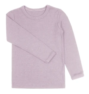 Bluse I Uld - Lys Lilla/15698 - 60