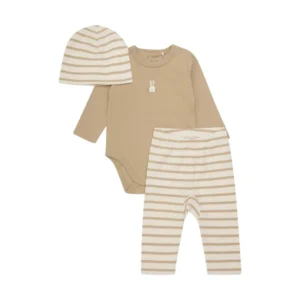 Bodysæt m. hue - Sesame - 68