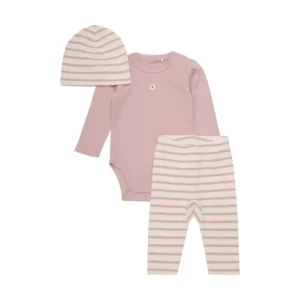 Bodysæt m. hue - Shadow gray - 68