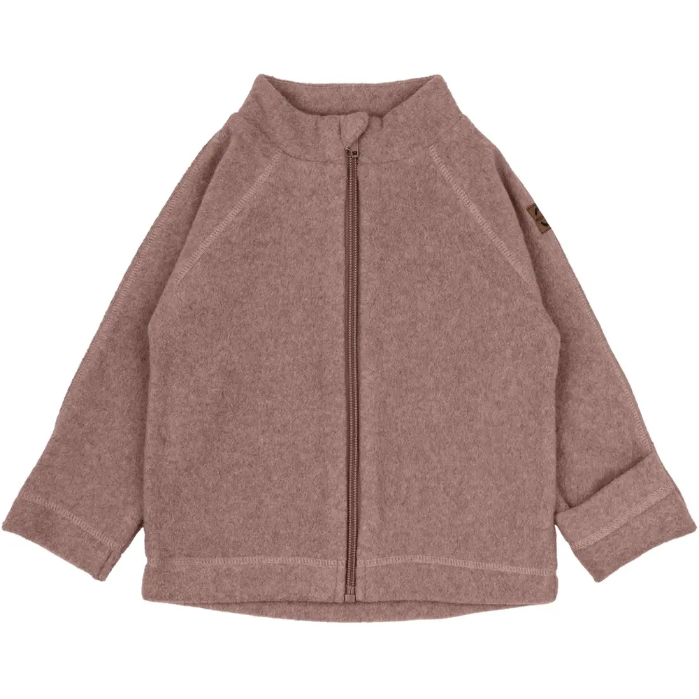 Bomuld Fleece Baby Jakke - BURLWOODME - 2 ÅR Bomuld Fleece Baby Jakke - BURLWOODME - 2 ÅR