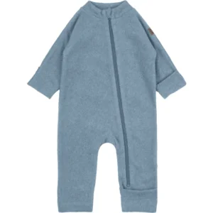 Bomuld Fleece Baby dragt - FADEDDENIM - 0-3 MDR.