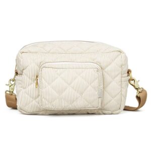 Cam Cam Copenhagen Pusletaske - Lille - OCS - Classic Stripes Camel
