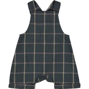 Check overalls med tern - Night blue/ Cashmere - 80