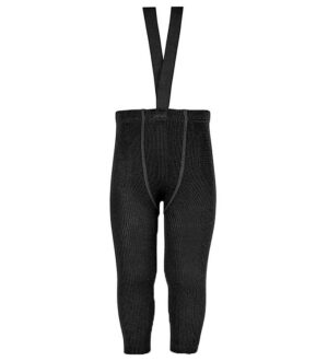 Condor Leggings m. Seler - Uld/Akryl - Sort