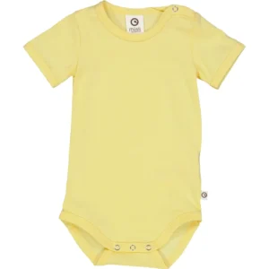 Cozy me kortærmet body - Banana - 62