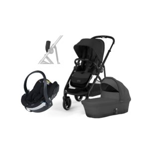 Cybex GAZELLE S Duovogn inkl. BeSafe iZi Go Modular X2 i-Size Autostol Baby, Moon Black/Black