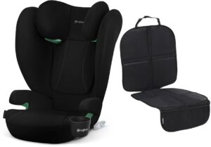 Cybex Solution B2 i-Fix Autostol inkl. Beemoo Sædebeskytter Lux, Volcano Black