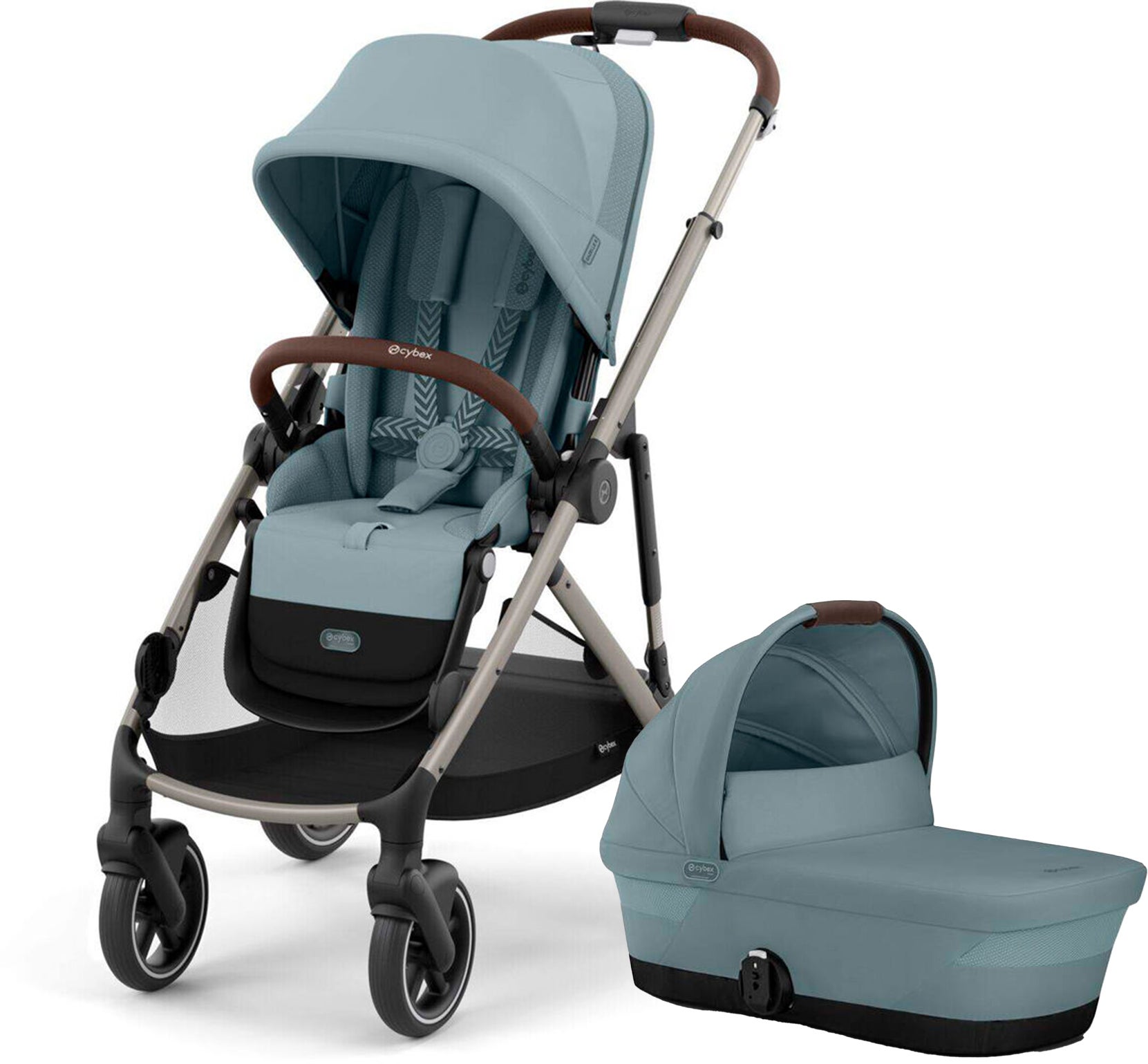 Cybex e-GAZELLE S Duovogn, Stormy Blue/Taupe Cybex e-GAZELLE S Duovogn, Stormy Blue/Taupe