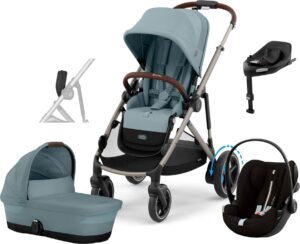 Cybex e-GAZELLE S Duovogn inkl. Cloud G i-Size Plus & Base, Stormy Blue