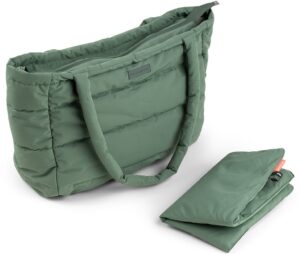 Done By Deer Quiltet Tote Pusletaske, Grøn