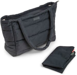 Done By Deer Quiltet Tote Pusletaske, Sort