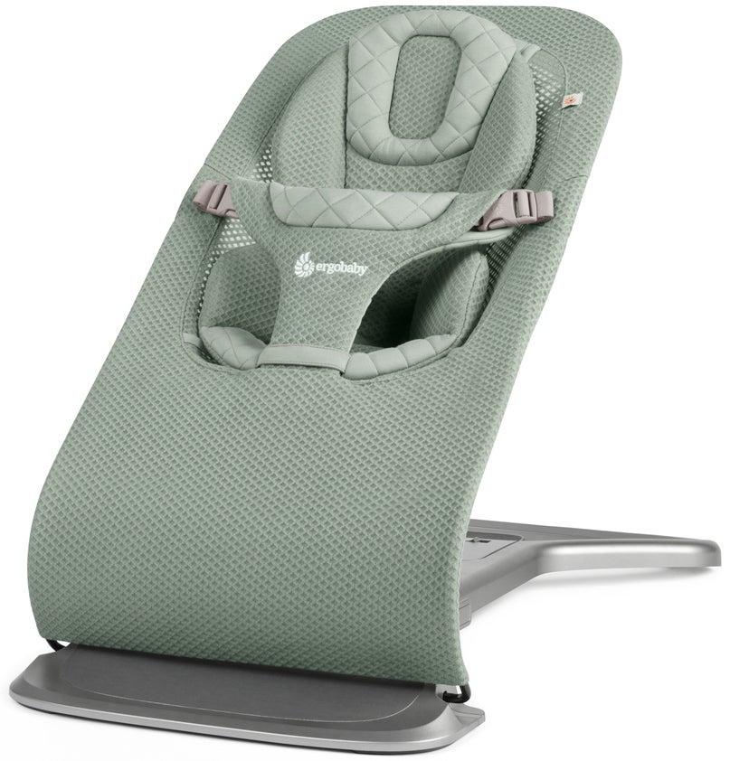 Ergobaby Evolve 3-in-1 Skråstol Mesh, Sage Green Ergobaby Evolve 3-in-1 Skråstol Mesh, Sage Green