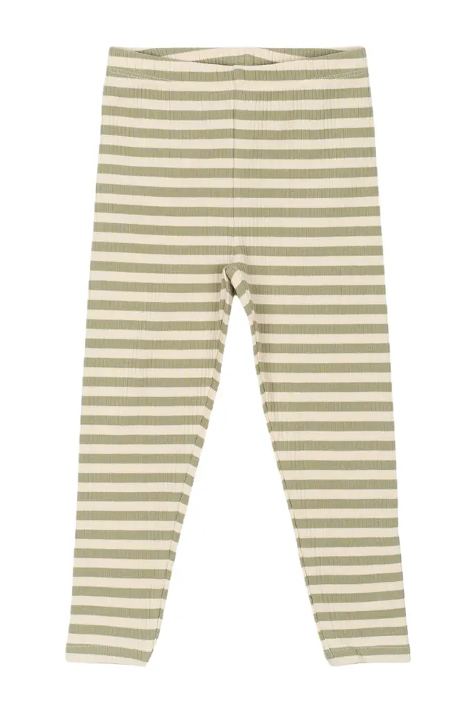 Fro Uni Rib Leggings - Tea striped - 68 Fro Uni Rib Leggings - Tea striped - 68
