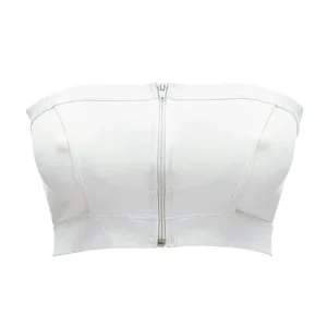 Hands-free pumping bustier hvid L