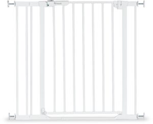 Hauck Clear Step 2 Sikkerhedsgitter + 9 cm Forlængerdel, White, Børnegitter