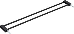 Hauck Forlængerdel Sikkerhedsgitter 9 cm, Black, Børnegitter