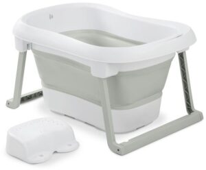 Hauck Wash N Fold Badekar L, White/Sage