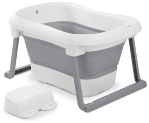 Hauck Wash N Fold Badekar L, White/Stone