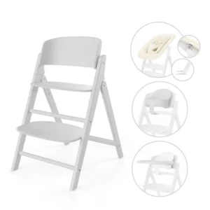 Højstol, Click&fold 4i1 sæt, All White