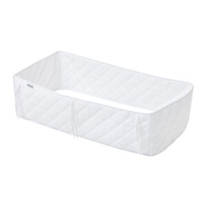 Hoppekids Sengerand Vugge 40x80cm, Hvid