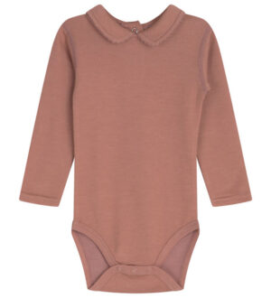 Hust and Claire Body l/æ - Uld/Bambus - Beate-HC - Burlwood