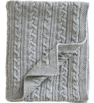 Jack o Juno Tæppe - 80x100 cm - Uld - Light Grey