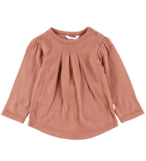 Joha Bluse - Uld - Rød/Brun
