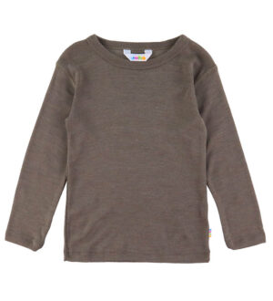 Joha Bluse - Uld/Silke - Brun