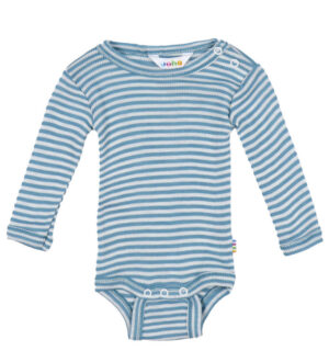Joha Body L/Æ - Rib - Uld/Silke - Blå