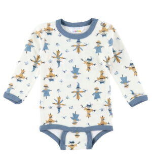 Joha Body l/æ - Uld/Bambus - Off White