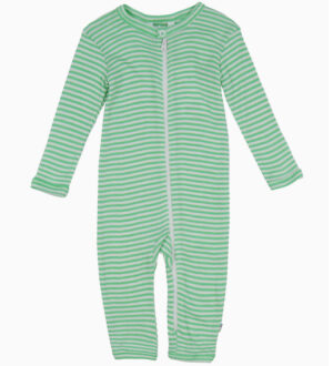 Joha Heldragt - Rib - Uld/Silke - Off White/Grøn