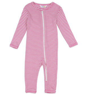 Joha Heldragt - Rib - Uld/Silke - Off White/Pink
