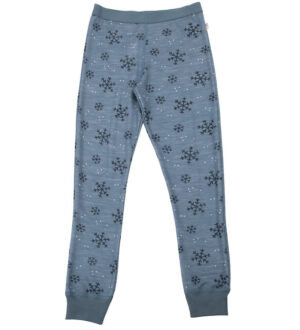 Joha Leggings - Uld/Bambus - Blå