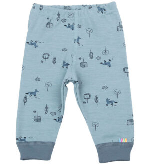 Joha Leggings - Uld/Bomuld - Blå
