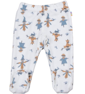 Joha Leggings m. Fødder - Uld/Bambus - Off White