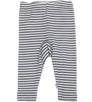 Joha Leggins - Rib - Uld/Silke - Mørkegrå