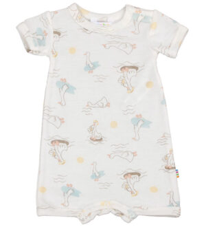 Joha Sommerdragt - Uld/Silke - Off White m. Print
