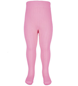 Joha Strømpebukser - Rib - Uld - Rosa