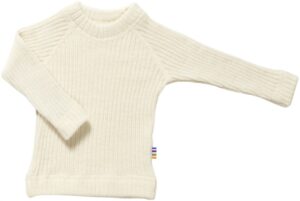 Joha Uld Bluse Rib Strik Natur