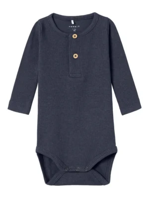 Kab langærmet body - Dark Sapphire - 80