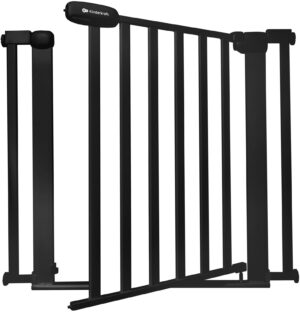 Kinderkraft LOCK& GO Sikkerhedsgitter, Black, Børnegitter