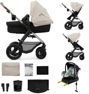 Kinderkraft MOOV 2 4-in-1 Air Duovogn, Moonlight Grey