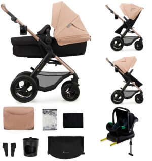 Kinderkraft MOOV 2 4-in-1 Air Duovogn, Sand Beige