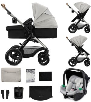 Kinderkraft MOOV 2 XL Air Kombivogn, Moonlight Grey