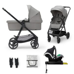 Kinderkraft NEWLY Mink Pro Kombivogn 4-i-1, Moonlight Grey