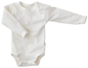 Lang Ærmet Body i Rib - Joha Uld - Natur - 90