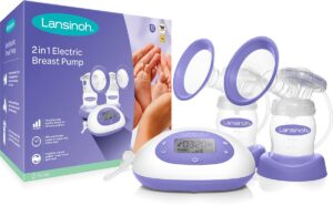 Lansinoh Brystpumpe Dobbelt, Elektrisk