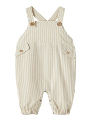 Lil Atelier Diogo Loose Overall - Turtledove - 56 cm